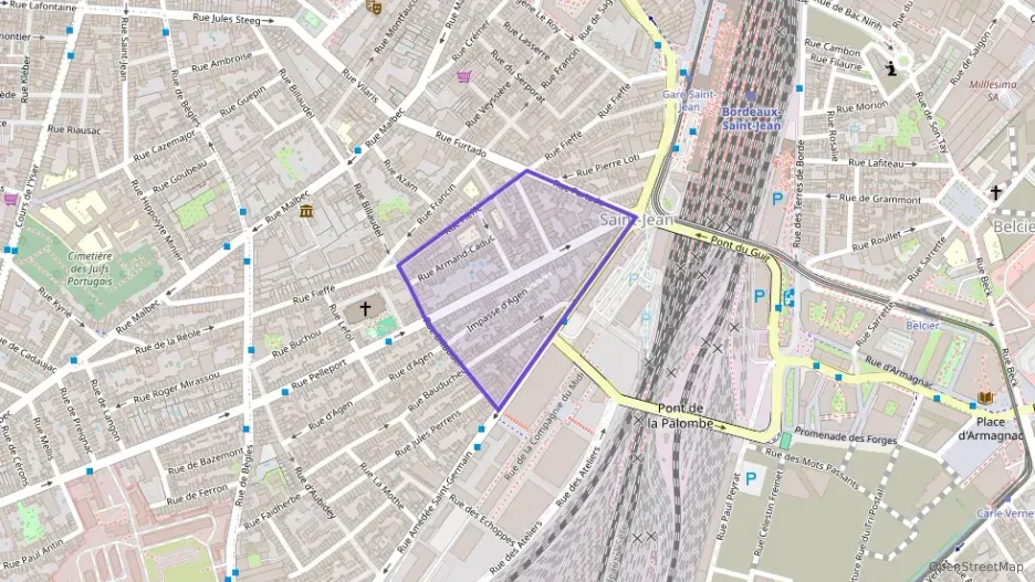 Appartement 54 m² trois pièces à vendre à Bordeaux