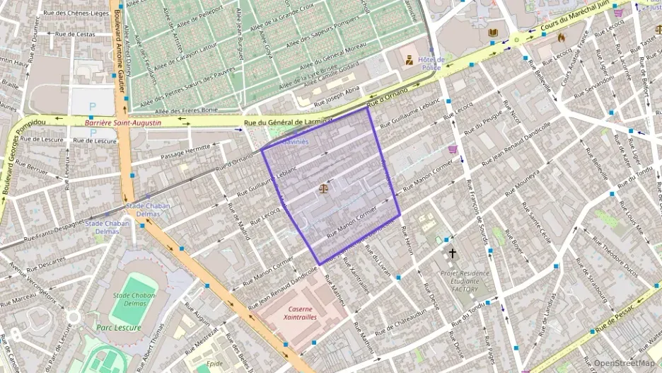 Appartement 102 m² une piece à vendre à Bordeaux