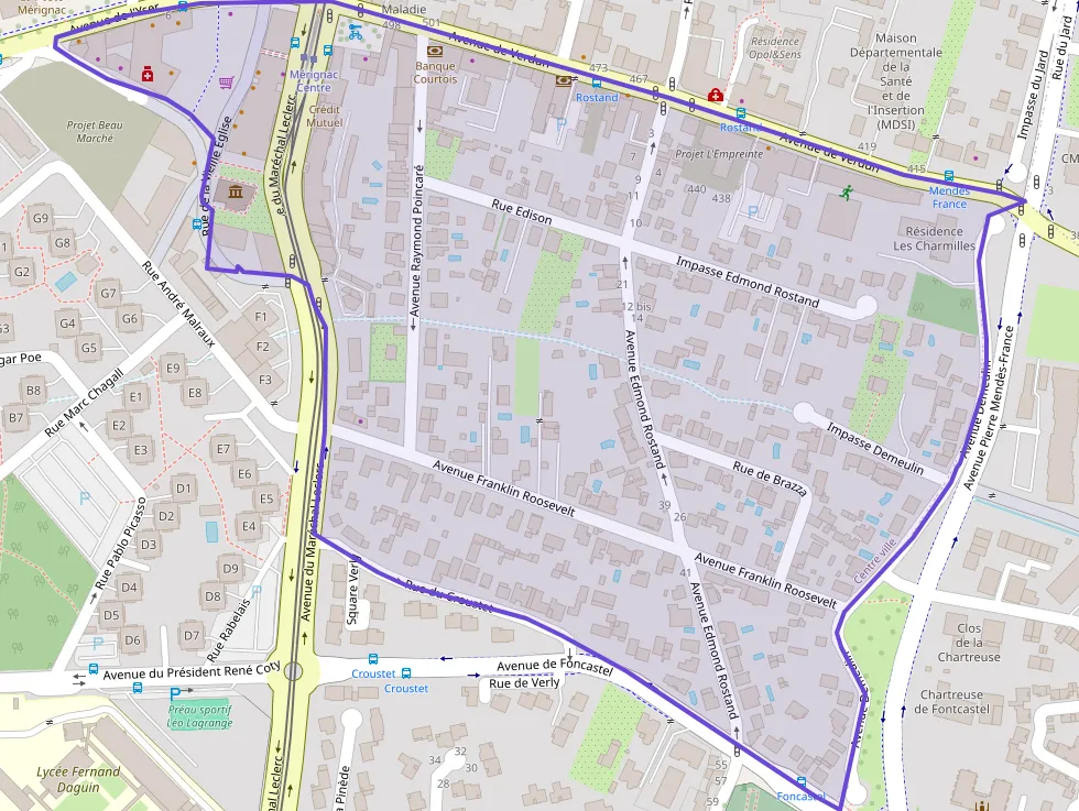 Appartement 59 m² trois pièces à vendre à Mérignac