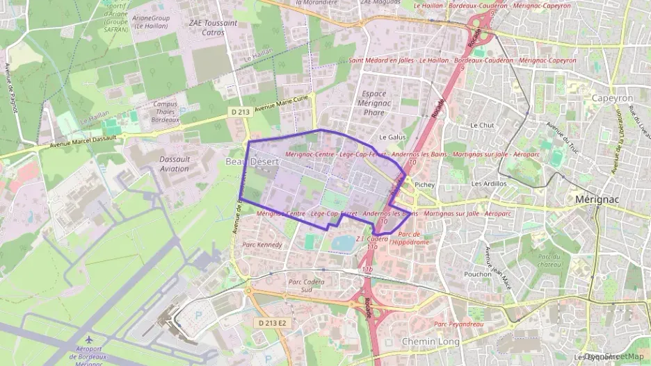 Appartement 65 m² trois pièces à vendre à Mérignac