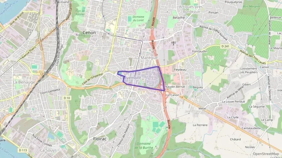 Appartement 80 m² quatre pièces à vendre à Floirac