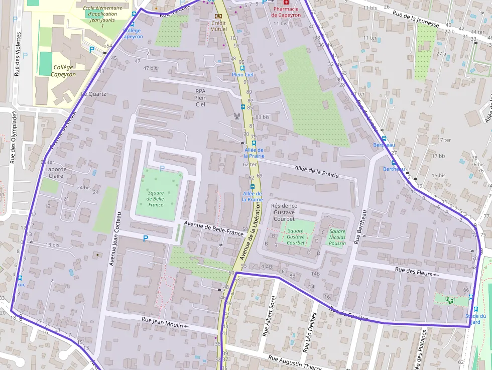 Appartement 70 m² quatre pièces à vendre à Mérignac