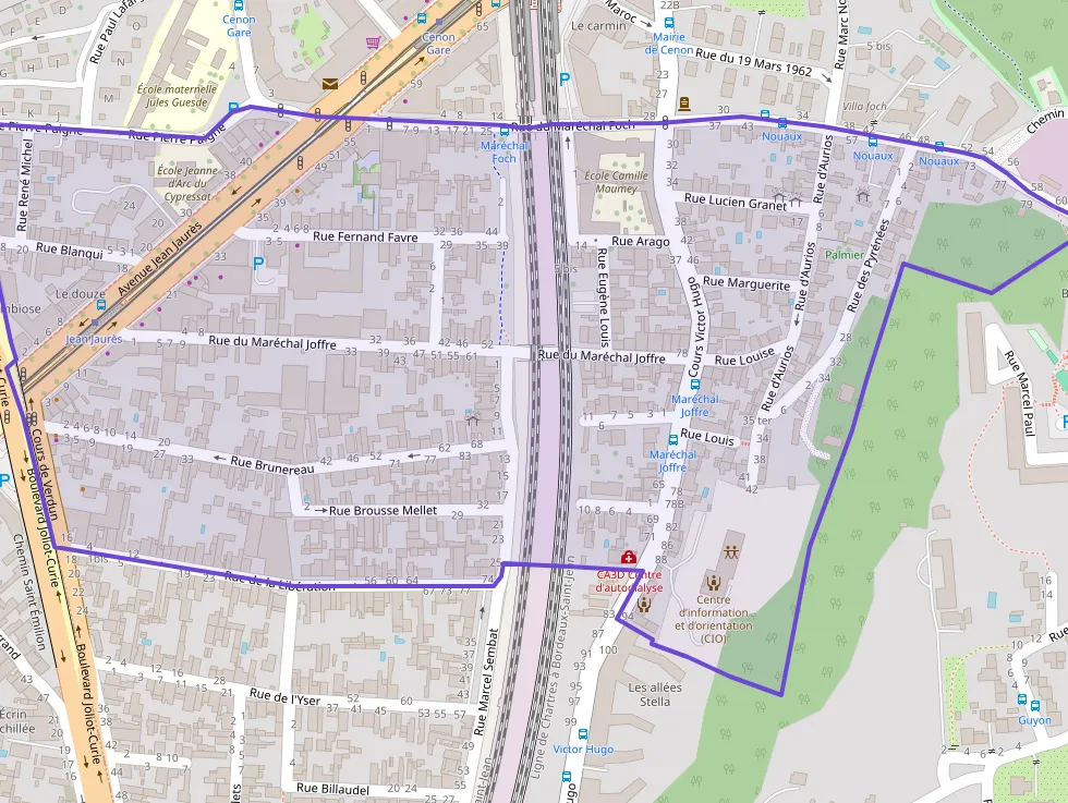 Appartement 57 m² deux pieces à vendre à Cenon