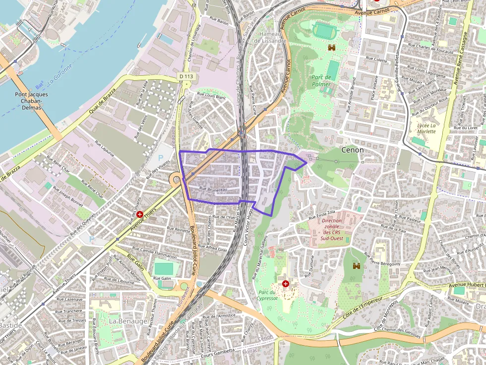 Appartement 57 m² deux pieces à vendre à Cenon