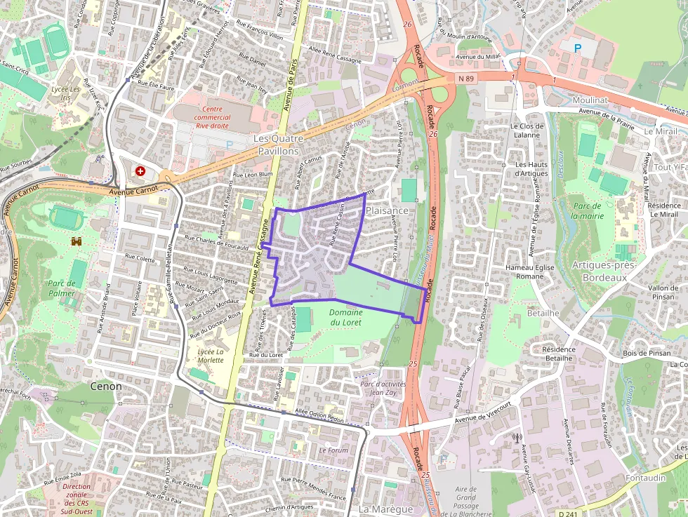 Appartement 47 m² deux pieces à vendre à Cenon