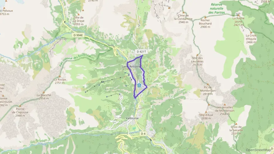 Appartement 60 m² quatre pièces à vendre à Vallouise-Pelvoux Appartement 60 m² quatre pièces à vendre à Vallouise-Pelvoux