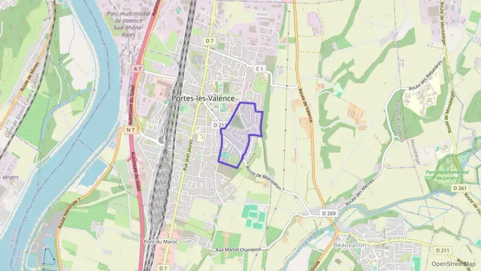 Appartement 55 m² trois pièces à vendre à Portes-lès-Valence Appartement 55 m² trois pièces à vendre à Portes-lès-Valence