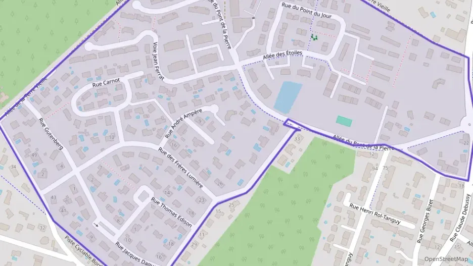 Appartement 61 m² trois pièces à vendre à Saint-Médard-en-Jalles