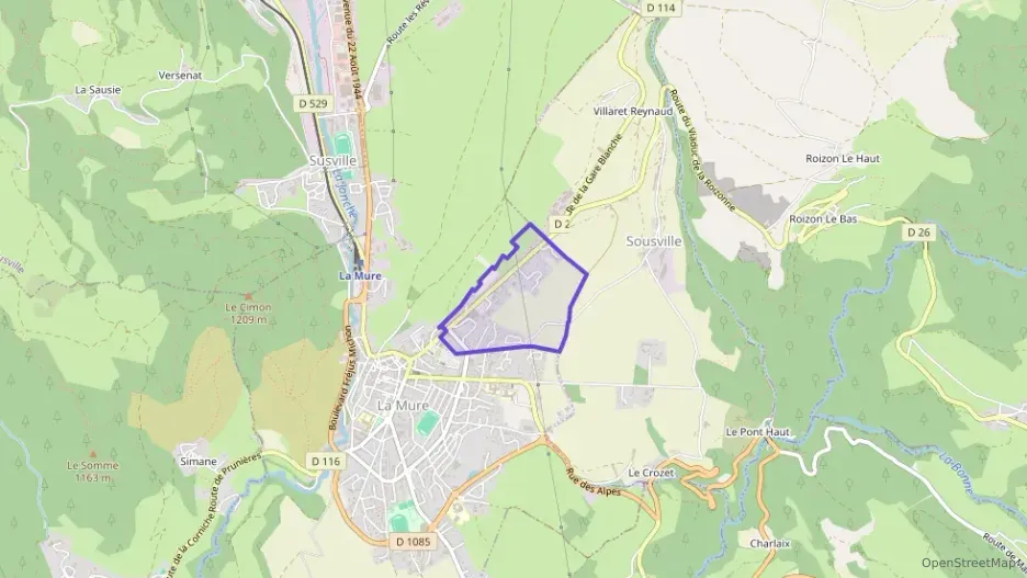 Appartement 69 m² quatre pièces à vendre à La Mure