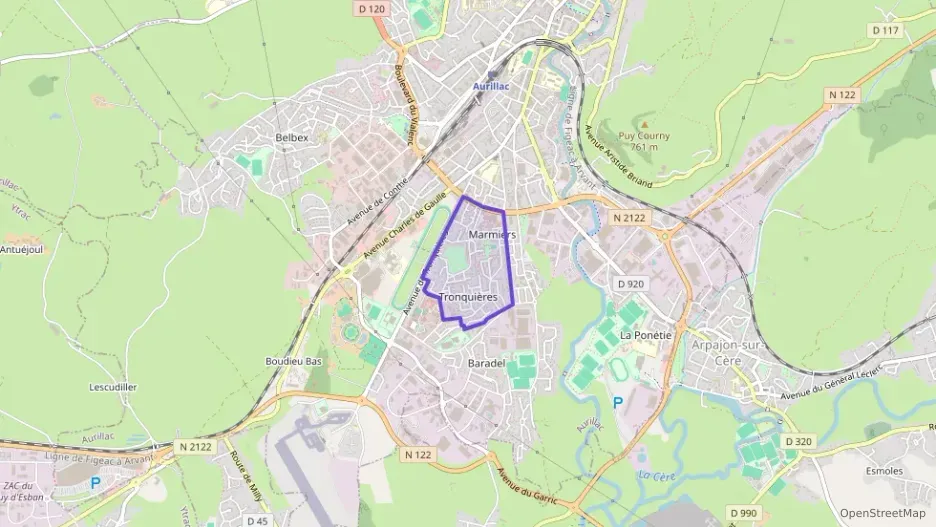 Appartement 77 m² quatre pièces à vendre à Aurillac