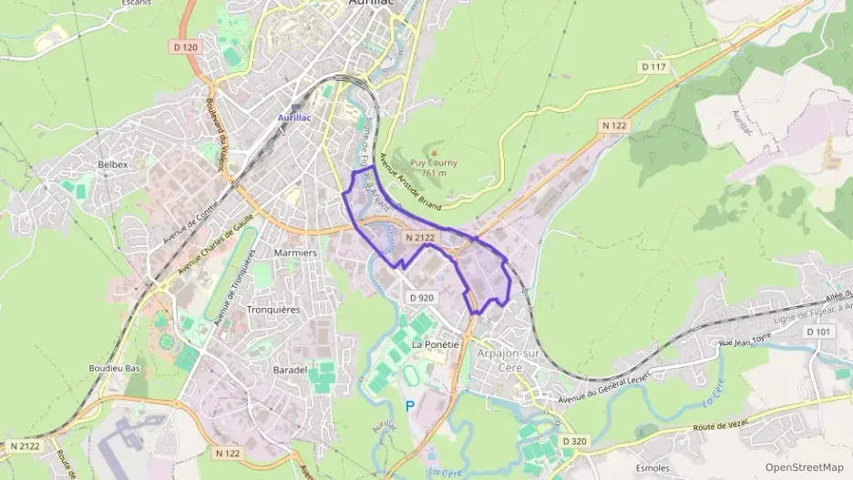 Appartement 111 m² quatre pièces à vendre à Aurillac