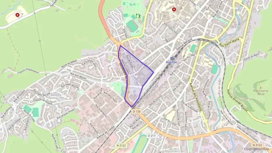 Appartement 45 m² une piece à vendre à Aurillac