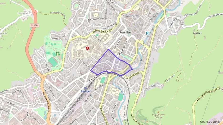 Appartement 38 m² deux pieces à vendre à Aurillac