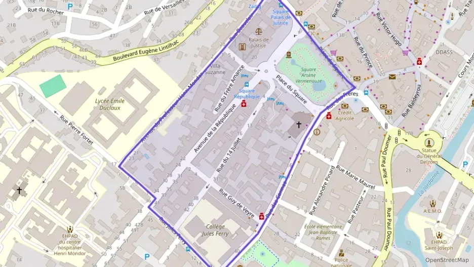 Appartement 65 m² trois pièces à vendre à Aurillac