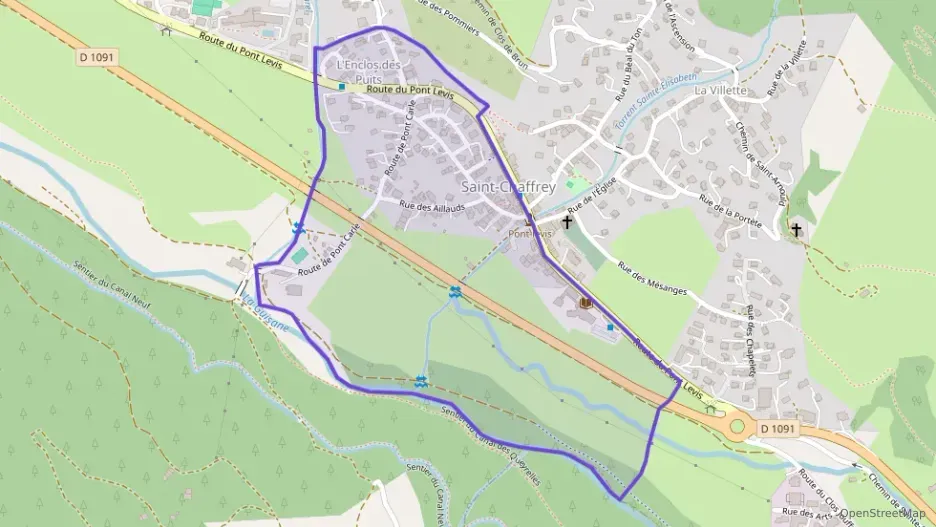 Appartement 74 m² quatre pièces à vendre à Saint-Chaffrey