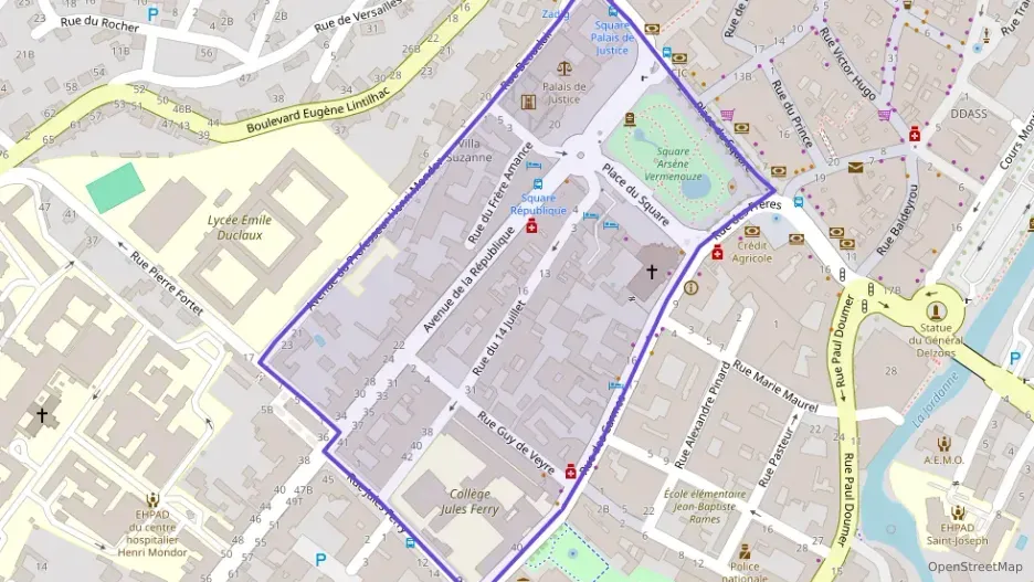 Appartement 108 m² quatre pièces à vendre à Aurillac