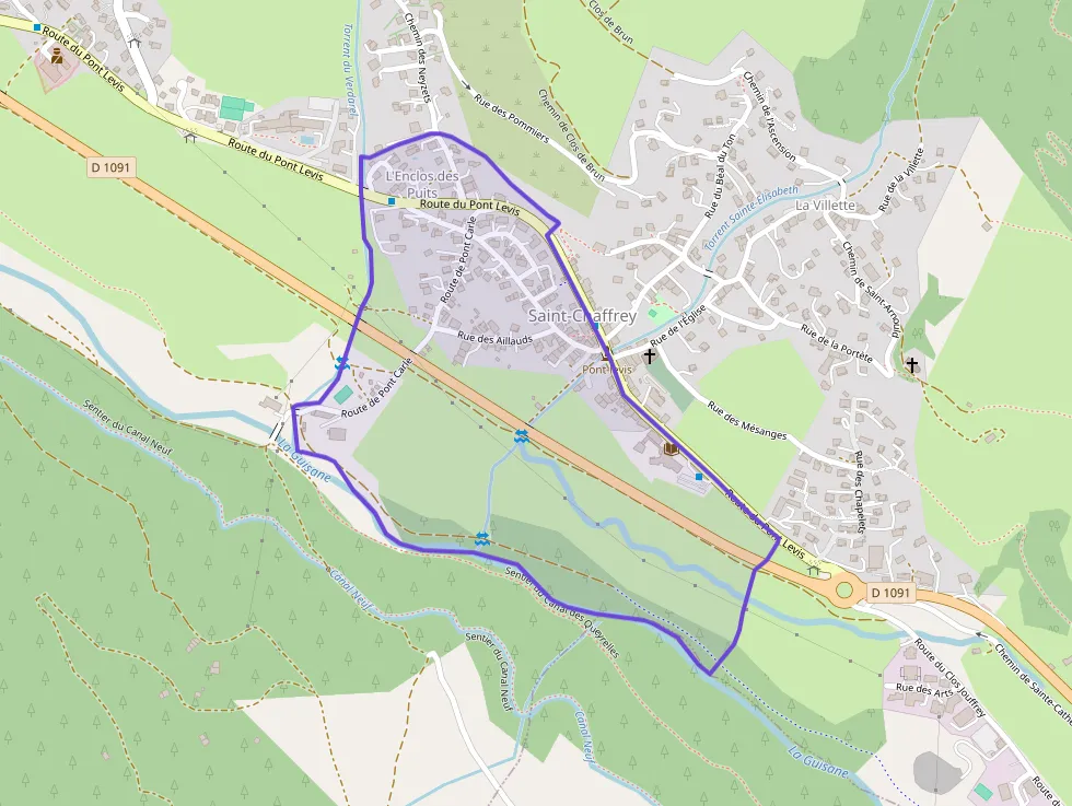 Appartement 50 m² trois pièces à vendre à Saint-Chaffrey