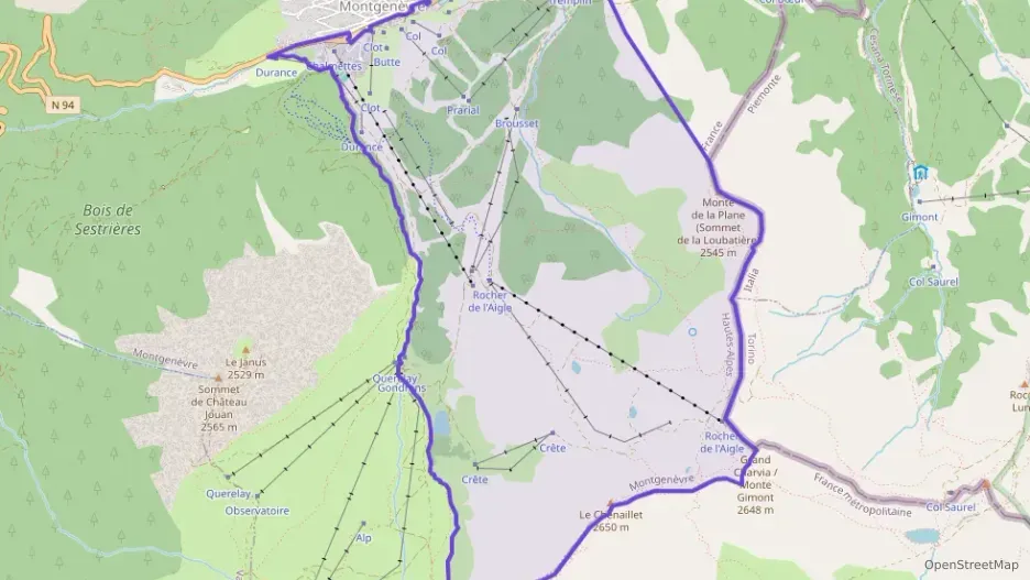 Appartement 63 m² quatre pièces à vendre à Montgenèvre Appartement 63 m² quatre pièces à vendre à Montgenèvre