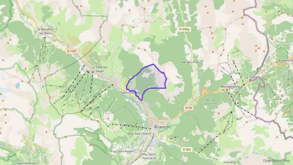 Appartement 109 m² cinq pièces à vendre à Saint-Chaffrey Appartement 109 m² cinq pièces à vendre à Saint-Chaffrey