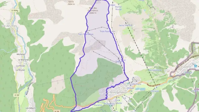 Appartement 40 m² deux pieces à vendre à Montgenèvre