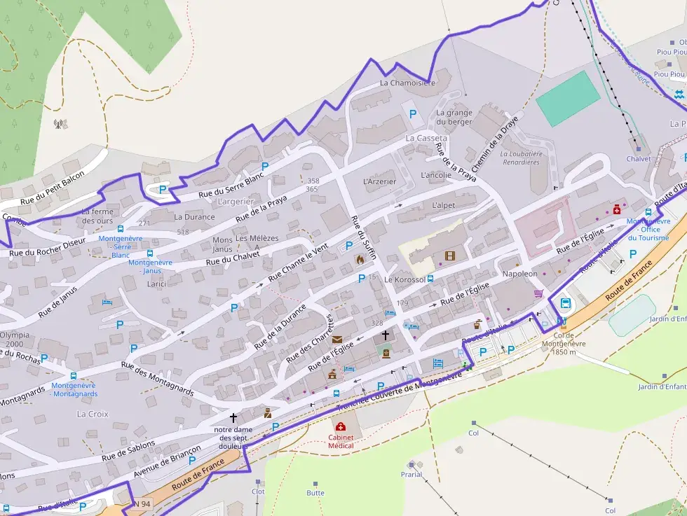 Appartement 50 m² trois pièces à vendre à Montgenèvre