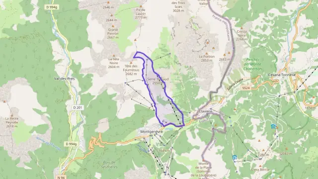 Appartement 40 m² deux pieces à vendre à Montgenèvre