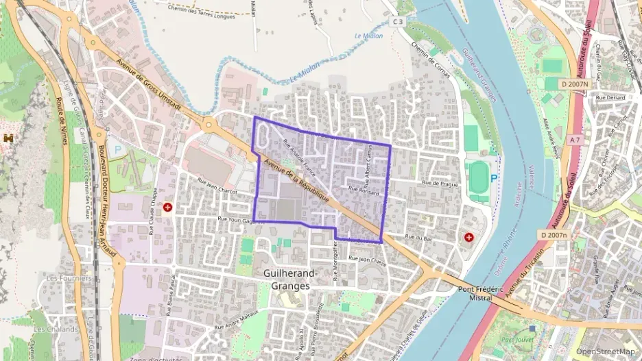 Appartement 85 m² quatre pièces à vendre à Guilherand-Granges