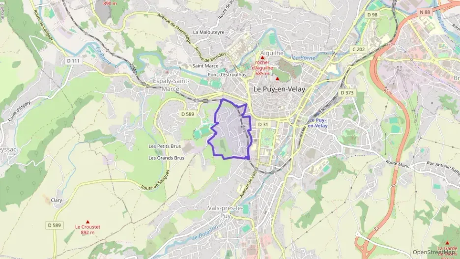 Appartement 50 m² deux pieces à vendre à Le Puy-en-Velay