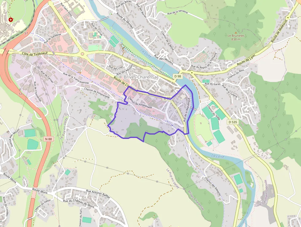 Appartement 57 m² trois pièces à vendre à Brives-Charensac