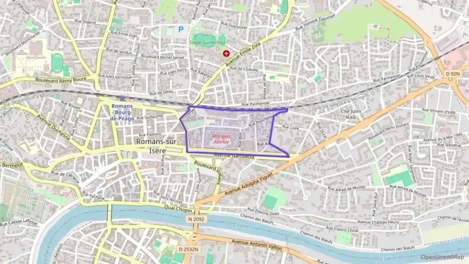 Appartement 53 m² deux pieces à vendre à Romans-sur-Isère