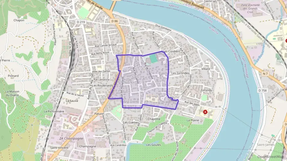 Appartement 82 m² quatre pièces à vendre à Tournon-sur-Rhône