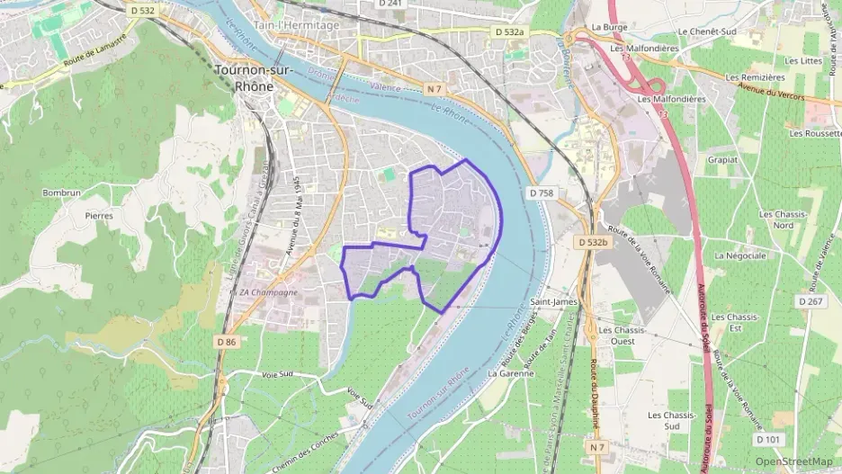 Appartement 76 m² trois pièces à vendre à Tournon-sur-Rhône
