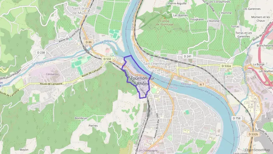 Appartement 50 m² deux pieces à vendre à Tournon-sur-Rhône