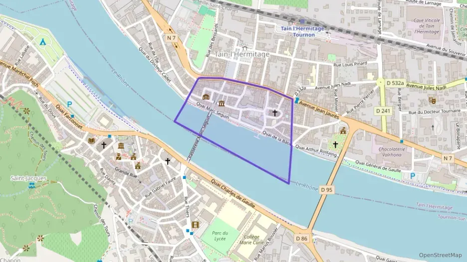 Appartement 73 m² deux pieces à vendre à Tain-l`Hermitage