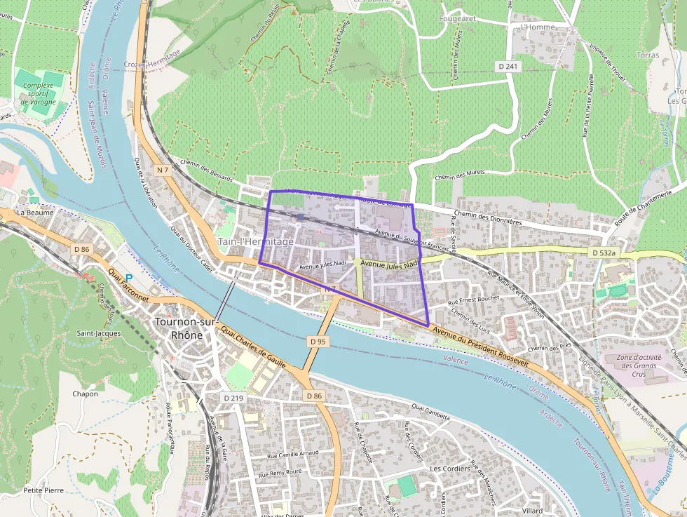 Appartement 51 m² trois pièces à vendre à Tain-l`Hermitage