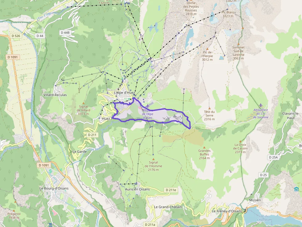 Appartement 28 m² une piece à vendre à Huez