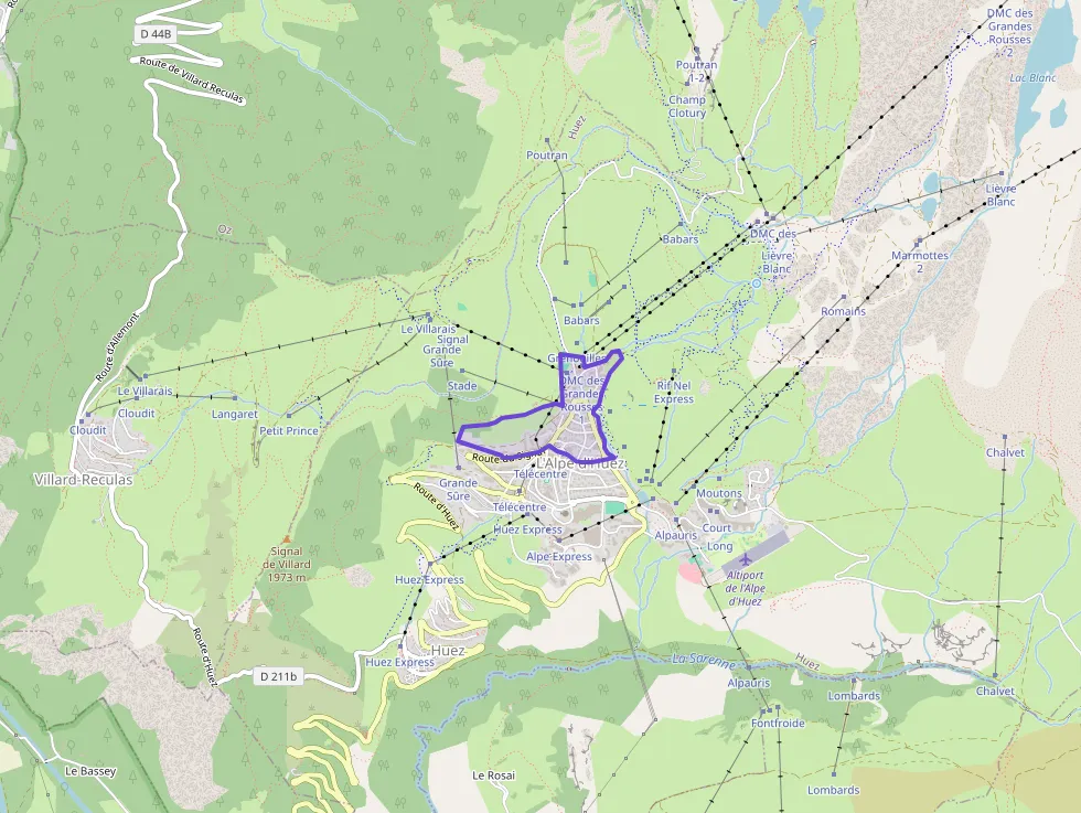 Appartement 40 m² une piece à vendre à Huez