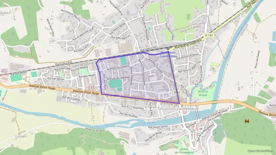 Appartement 60 m² trois pièces à vendre à Terrasson-Lavilledieu