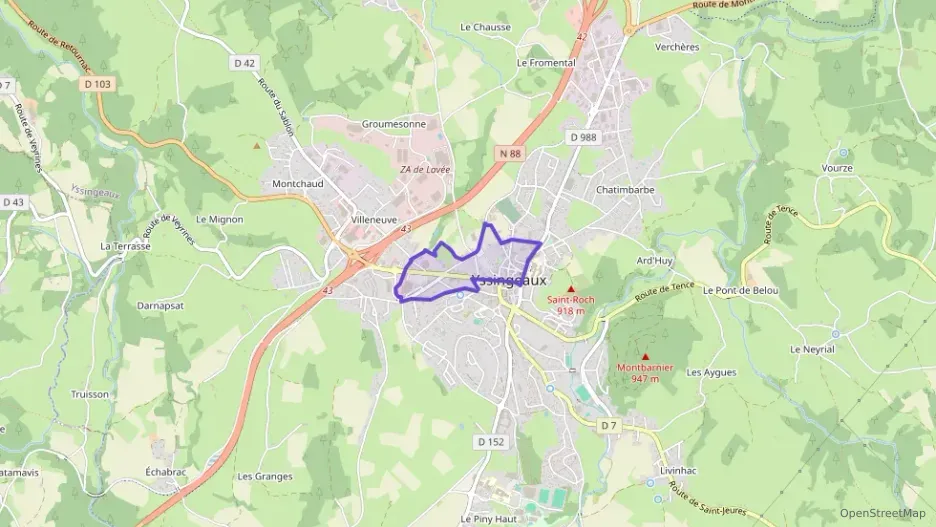 Appartement 50 m² trois pièces à vendre à Yssingeaux