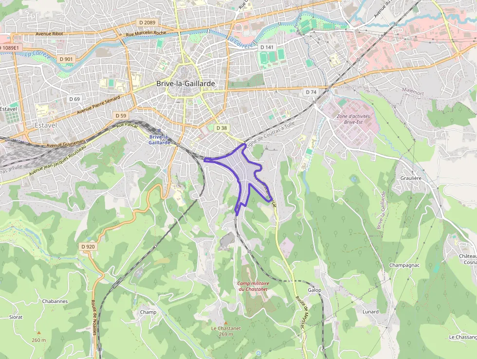 Appartement 55 m² une piece à vendre à Brive-la-Gaillarde