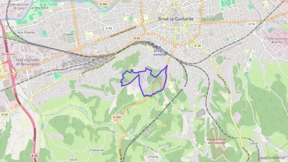 Appartement 45 m² trois pièces à vendre à Brive-la-Gaillarde Appartement 45 m² trois pièces à vendre à Brive-la-Gaillarde