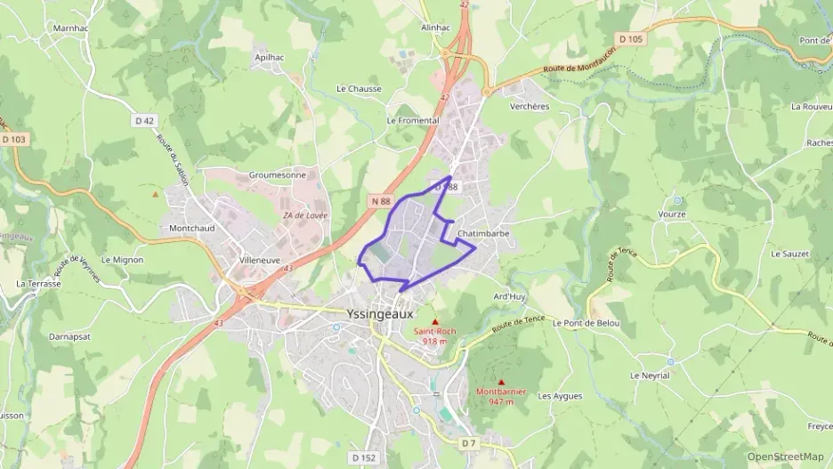 Appartement 46 m² trois pièces à vendre à Yssingeaux