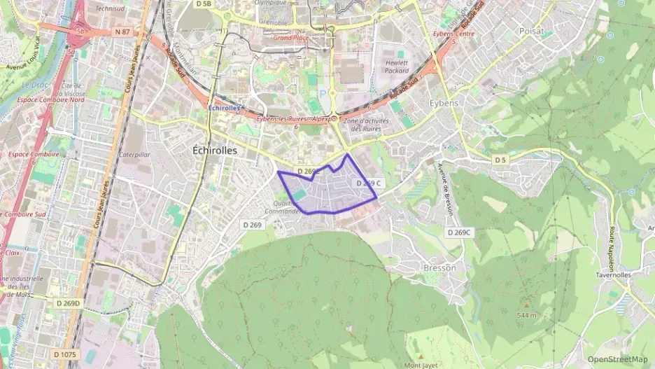 Appartement 99 m² quatre pièces à vendre à Échirolles