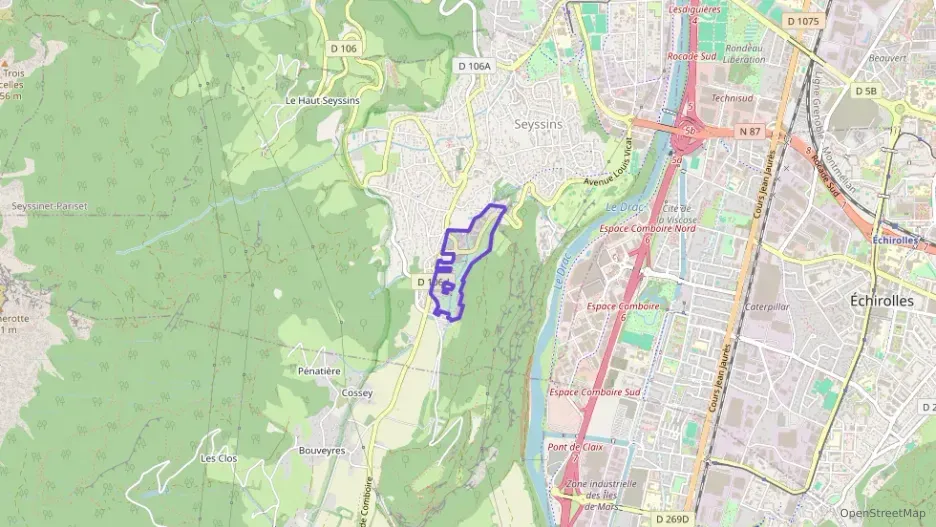 Appartement 80 m² quatre pièces à vendre à Seyssins