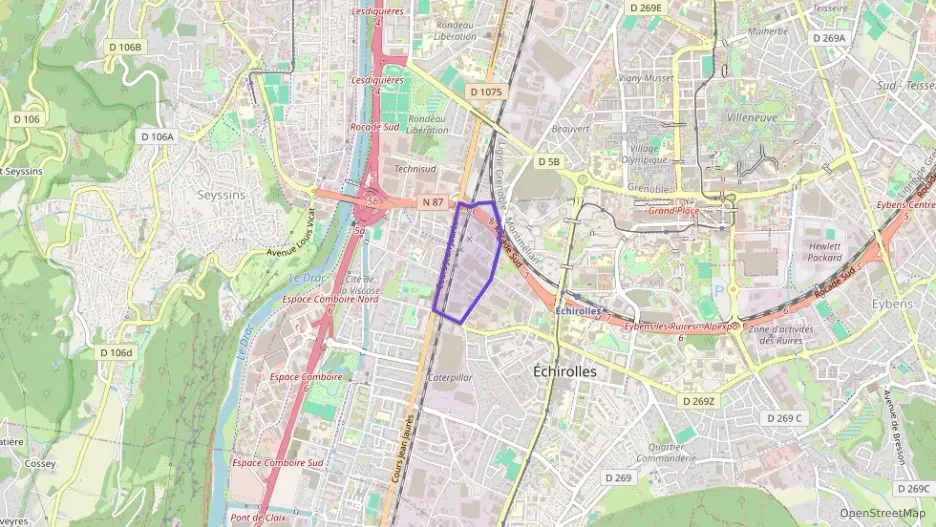 Appartement 67 m² quatre pièces à vendre à Échirolles