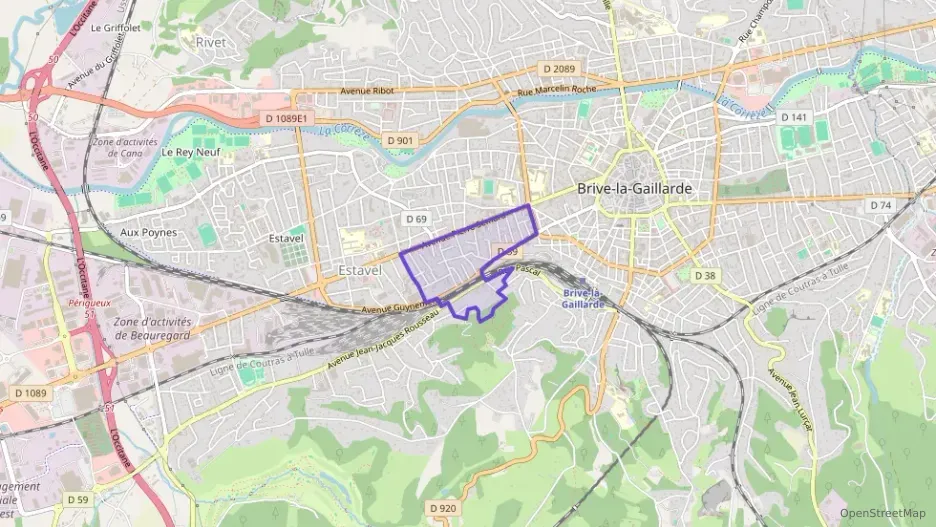 Appartement 53 m² deux pieces à vendre à Brive-la-Gaillarde