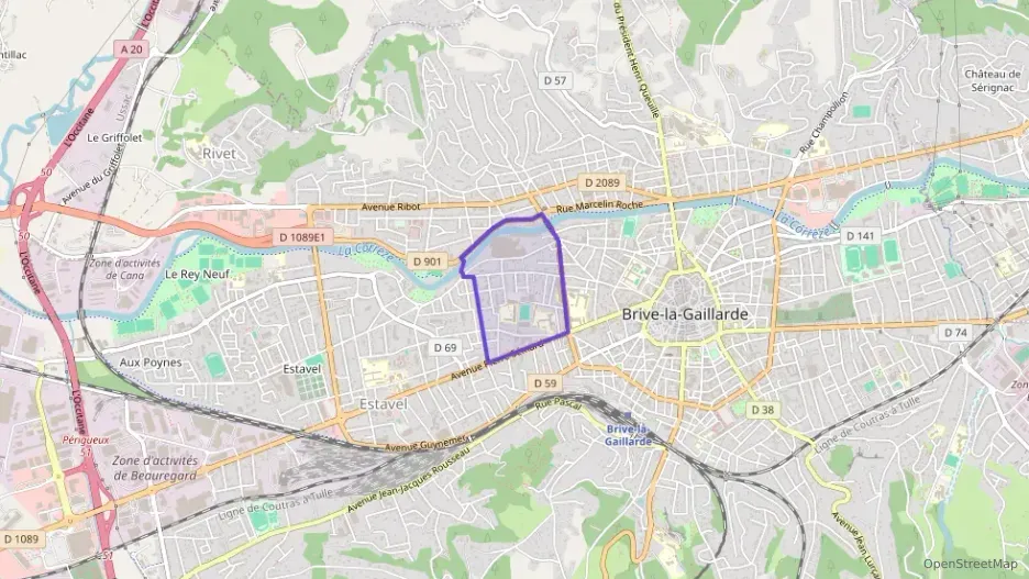 Appartement 81 m² quatre pièces à vendre à Brive-la-Gaillarde