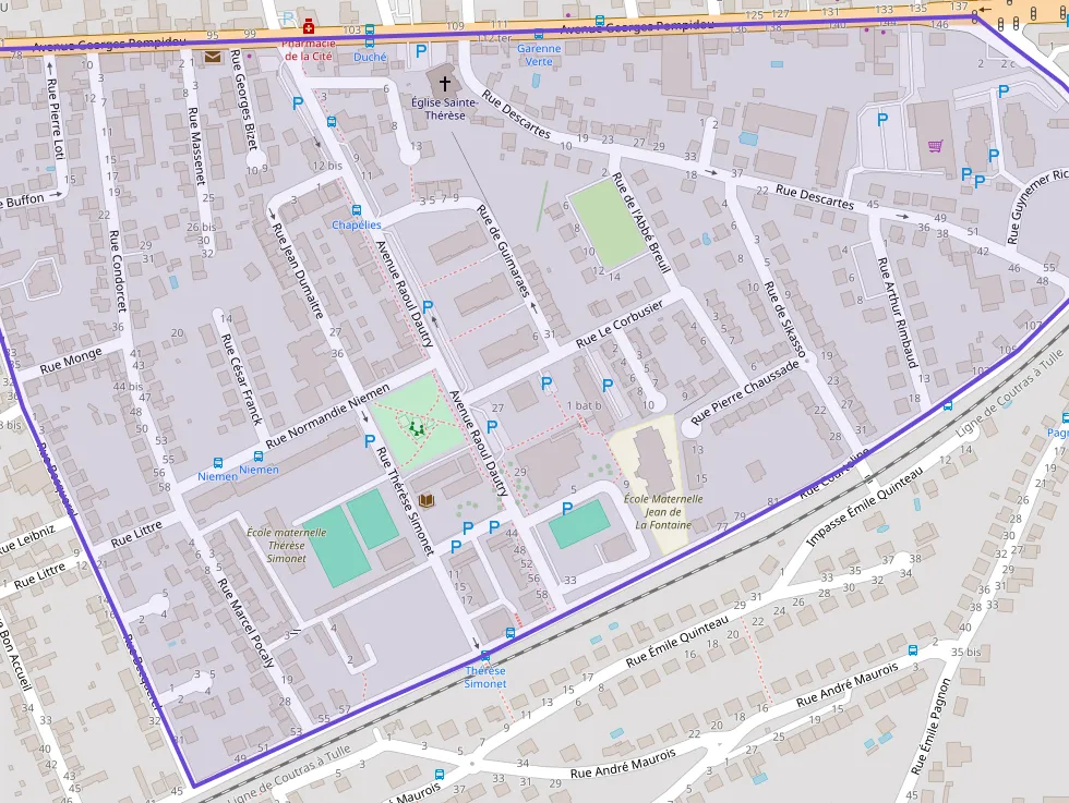 Appartement 47 m² deux pieces à vendre à Brive-la-Gaillarde