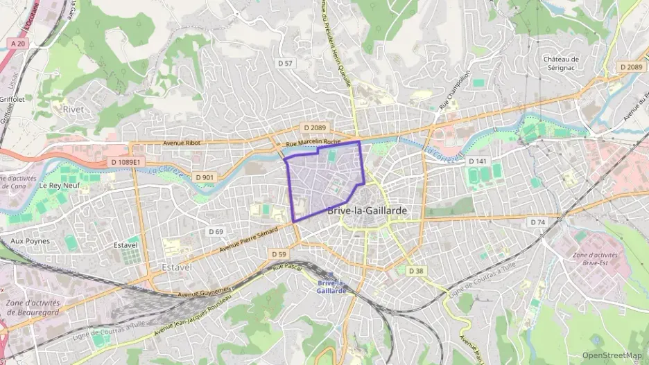 Appartement 100 m² cinq pièces à vendre à Brive-la-Gaillarde