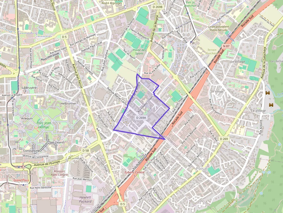 Appartement 46 m² trois pièces à vendre à Saint-Martin-d`Hères